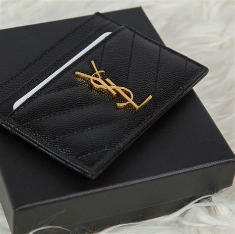 white ysl card holder|ysl card holder for men.